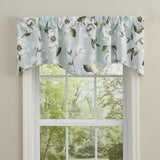 Magnolia Floral Lined Wave Valance - Multi